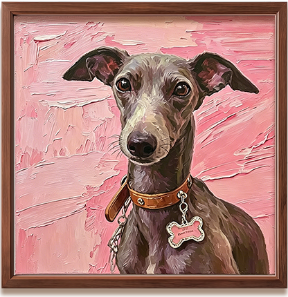 Custom Hand Painted Pet Bust Oil Painting | Heirloom Pet Portrait