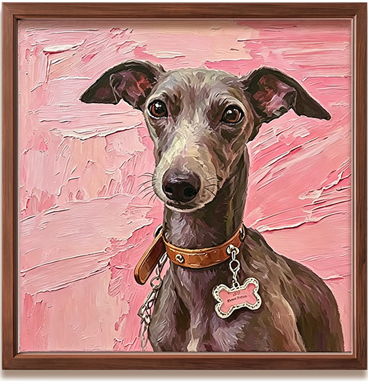 Custom Hand Painted Pet Bust Oil Painting | Heirloom Pet Portrait