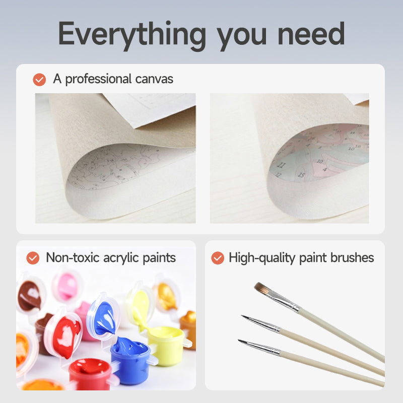 Custom Paint‑by‑Numbers Kits