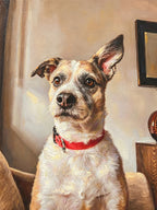 Impressionism & Textured Impasto - Hand-Painted Oil Painting - Home Pet Portrait