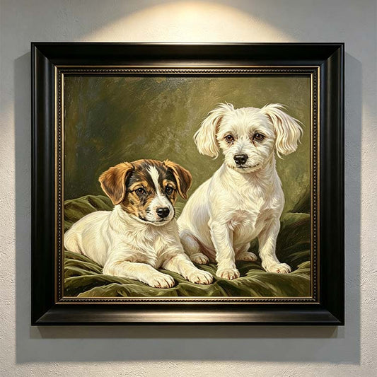 Multi-Pet & Family Heirloom Portraits