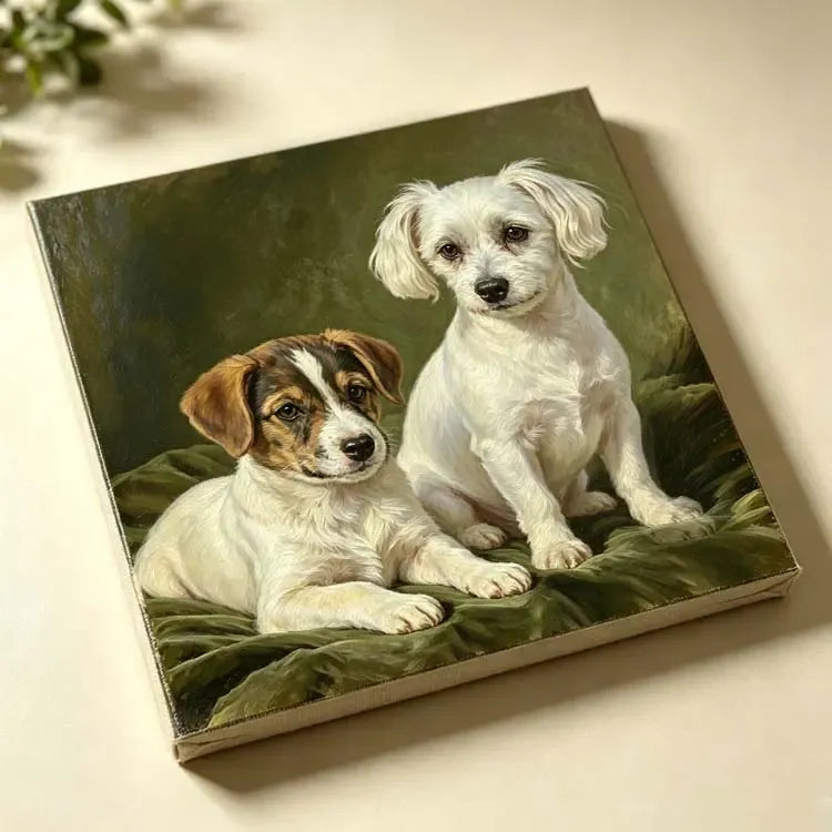 Multi-Pet & Family Heirloom Portraits Myoilarts