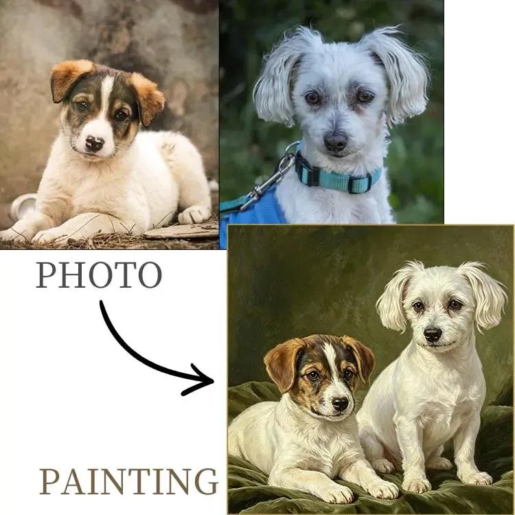Multi-Pet & Family Heirloom Portraits Myoilarts