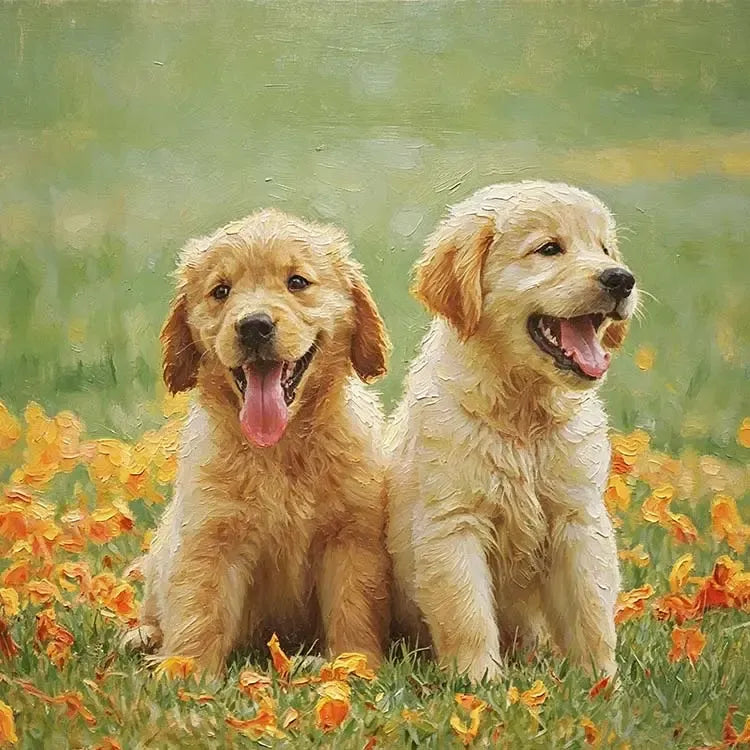 Multi-Pet & Family Heirloom Portraits Myoilarts