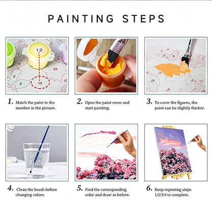 Custom paint by number | Paint by number kit | Paint by number kit adult | Paint by numbers | Diy paint by number | Gift for Her | for Him