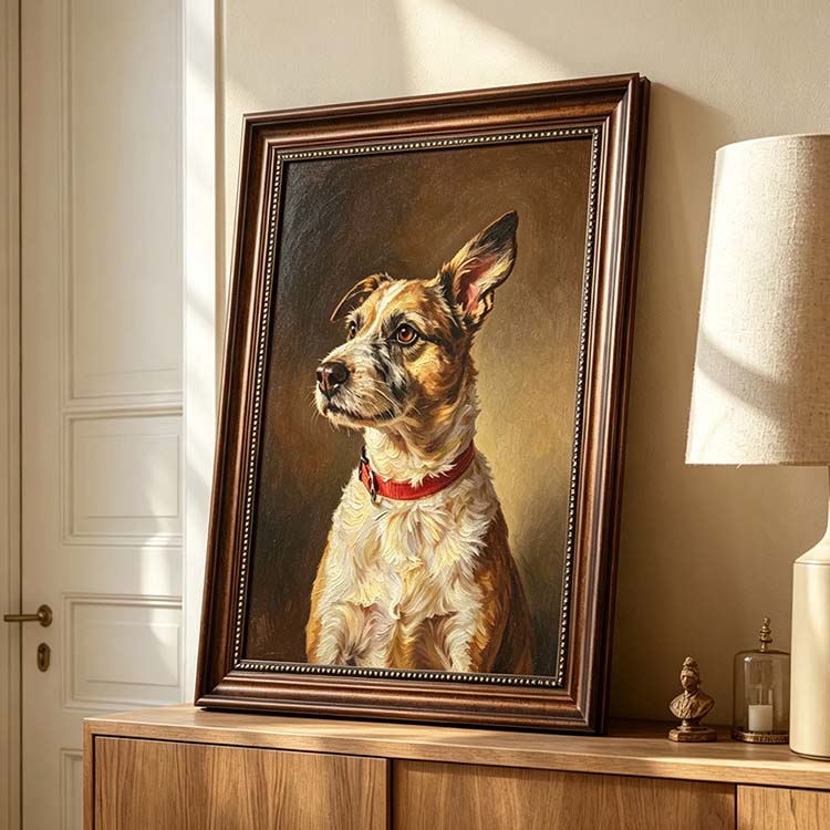 classic heirloom bust portrait hand painted oil painting