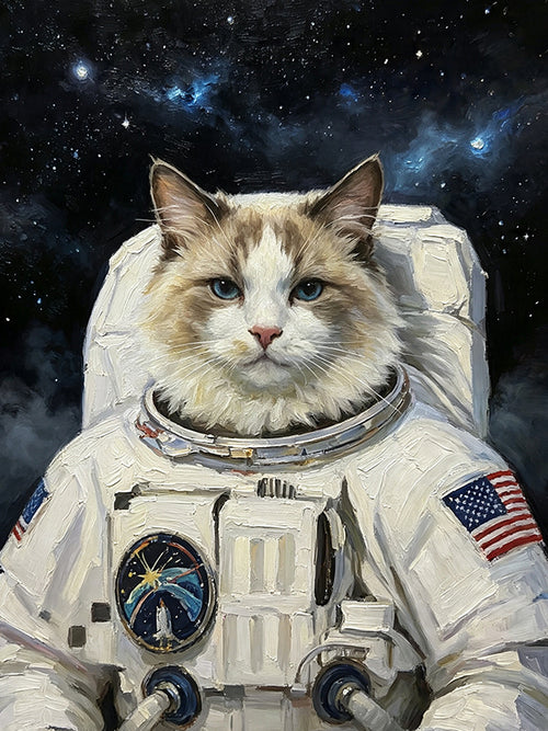 Careers & Roles Portraits – Custom Oil Paintings – THE ASTRONAUT