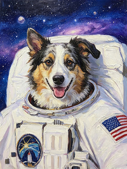 Careers & Roles Portraits – Custom Oil Paintings – THE ASTRONAUT