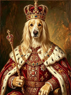 Custom Royal Pet Portrait Oil Painting – THE MAJESTY