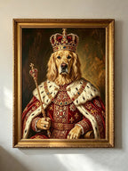 Custom Royal Pet Portrait Oil Painting – THE MAJESTY