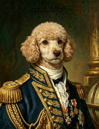 Custom Royal Pet Portrait Oil Painting – The ADMIRAL