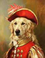 Custom Royal Pet Portrait Oil Painting – The KNIGHT