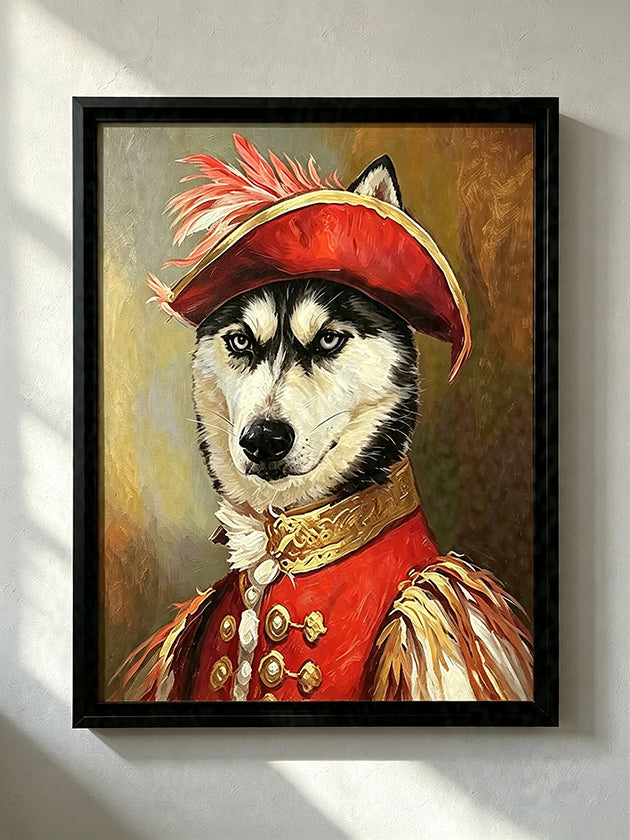 Custom Royal Pet Portrait Oil Painting – The KNIGHT