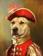 Custom Royal Pet Portrait Oil Painting – The KNIGHT