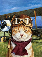 Careers & Roles Portraits – Custom Oil Paintings –The PILOT