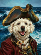 Careers & Roles Portraits – Custom Oil Paintings –THE PIRATE