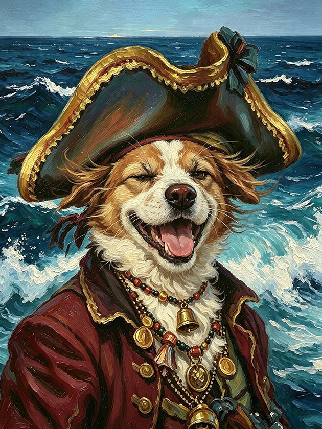 Careers & Roles Portraits – Custom Oil Paintings –THE PIRATE