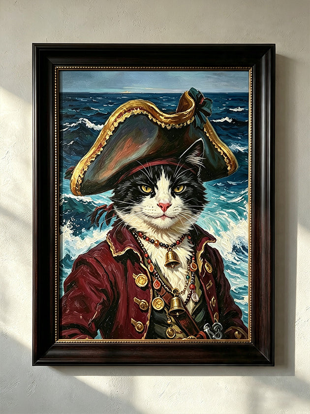 Careers & Roles Portraits – Custom Oil Paintings –THE PIRATE