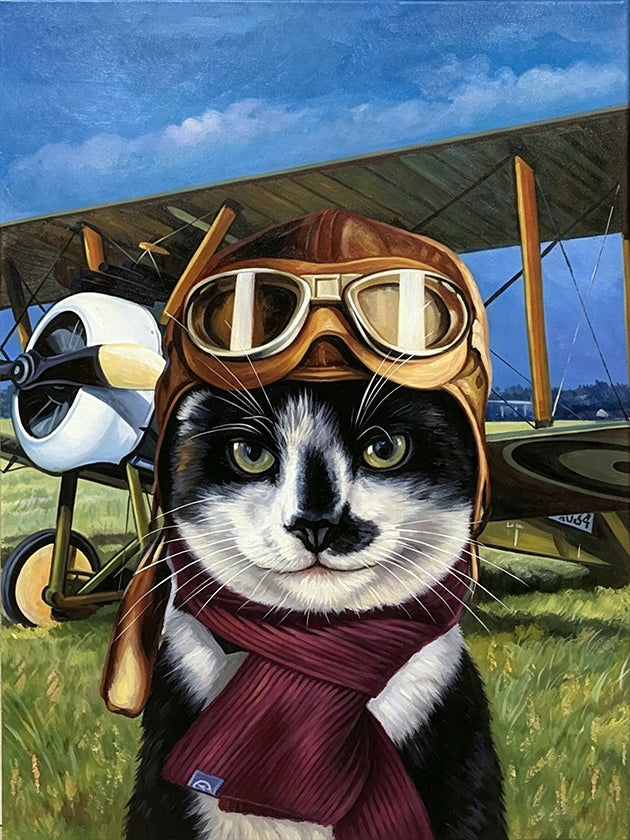 Careers & Roles Portraits – Custom Oil Paintings –The PILOT