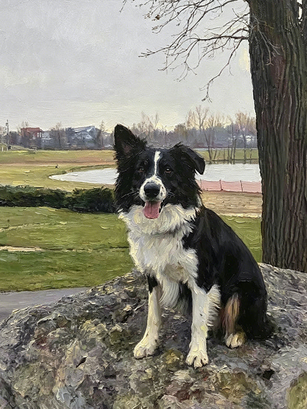 Custom Pet Oil Painting from Photo