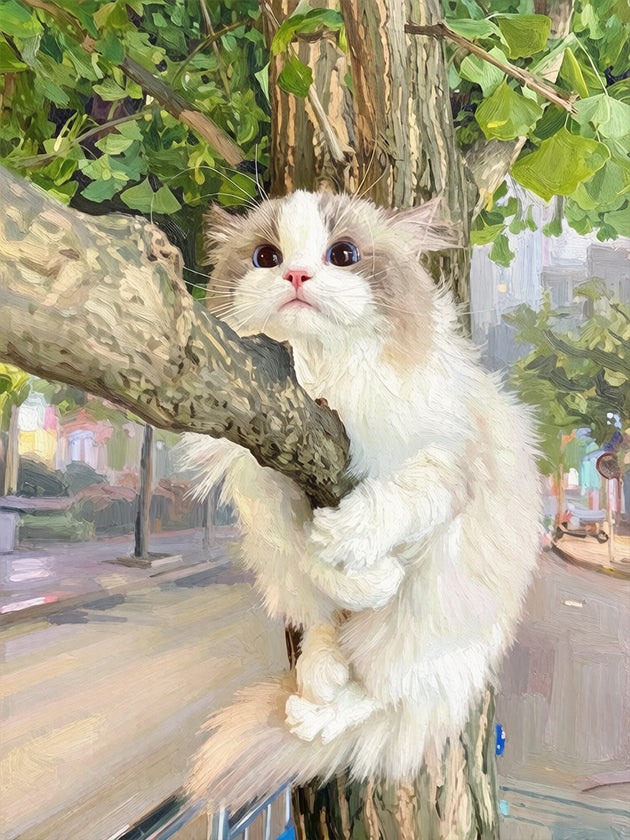 Custom Pet Oil Painting from Photo