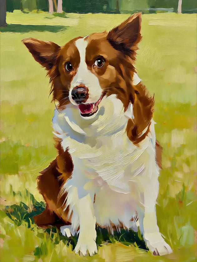 Custom Pet Oil Painting from Photo