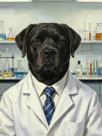 Careers & Roles Portraits – Custom Oil Paintings –THE SCIENTIST