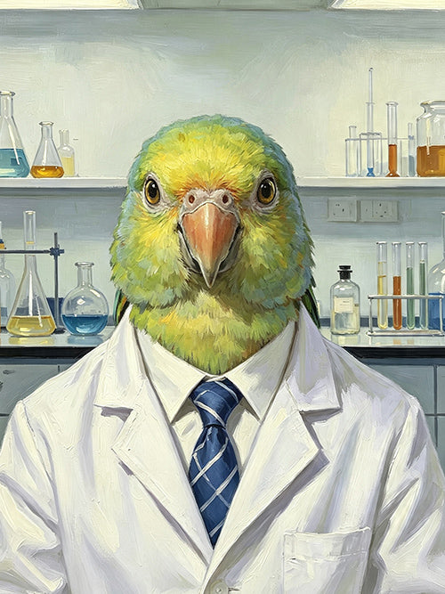 Careers & Roles Portraits – Custom Oil Paintings –THE SCIENTIST