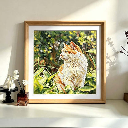 Custom Pet Portrait Acrylic Painting from Photo – Realistic Style